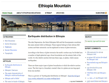Tablet Screenshot of ethiopiamountain.com